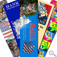All Five Hank Bookmarks